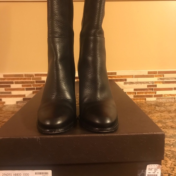 Authentic Gucci Cellarius Soft Nero Leather Boot - Picture 7 of 10